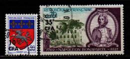 Réunion  - 1969 - Tb De France Surch  - N° 386/387 - Oblit - Used - Oblitérés