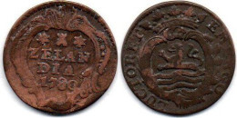 MA 25057 / Pays Bas - Netherlands - Niederlande 1 Duit 1780 Zeeland TTB - Provincial Coinage