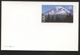 UXC27 Air Mail Postal Card MT. RAINER WA Mint 1999 - 1981-00