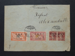 Timbres PA 7×2 , PA8 Et PA9 Sur Lettre ( Abîmée). Côte 190€ . - Lettres & Documents