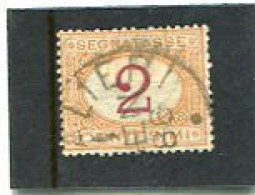 ITALY/ITALIA - 1870  POSTAGE DUE  2c  FINE USED - Postage Due