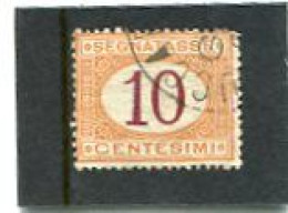 ITALY/ITALIA - 1870  POSTAGE DUE  10c  FINE USED - Taxe