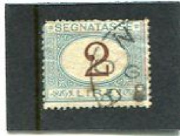 ITALY/ITALIA - 1870  POSTAGE DUE  2 L  FINE USED - Taxe