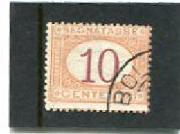 ITALY/ITALIA - 1890  POSTAGE DUE  10c  FINE USED - Taxe