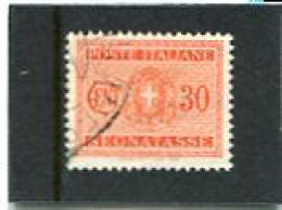 ITALY/ITALIA - 1934  POSTAGE DUE  30c  FINE USED - Taxe