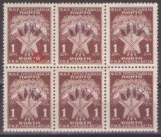 ITALIA - Trieste-Zona B -1952 - Mi 11 X 6 - ERROR - POSTAGE DUE - MNH**VF - Postage Due