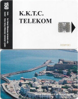 North Cyprus - Chip - K.K.T.C. - Girne Yat Limani Ve Kalesi (WITH Serial No.), 2000, SC7, 150U, Used - Zypern