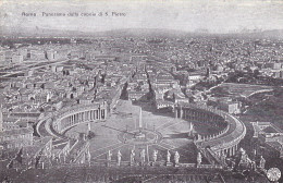 CPA  - PANORAMA DALLA CUPOLA DI S. PIETRO, TH ESQUARE, STATUES, BUILDINGS, ROME - ITALY - Panoramic Views