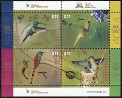 Argentina - 2016 - Argentine Birds - Colibries - Unused Stamps