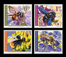 Liechtenstein 2022 Mih. 2037/40 Fauna. Wild Bees MNH ** - Ungebraucht