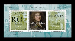 Liechtenstein 2022 Mih. 2045/47 (Bl.43) Playwright Moliere MNH ** - Unused Stamps