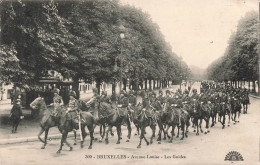 BELGIQUE - Bruxelles - Avenue Louise - Les Guides - Animé - Carte Postale Ancienne - Avenues, Boulevards