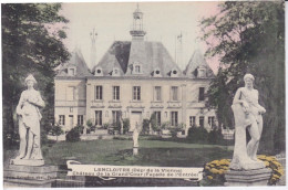 86 - LENCLOITRE -    CHATEAU DE LA GRAND' COUR - FACADE DE L'ENTREE - COLORISEE - Lencloitre