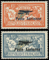 ** POSTE AERIENNE - 1/2 2f. Et 5f, Salon De Marseille, Bien Centrés, TB. C - 1927-1959 Nuovi