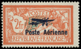 ** POSTE AERIENNE - 1   2f. Orange Et Vert-bleu, TB. S - 1927-1959 Neufs