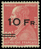 ** POSTE AERIENNE - 3   10Fr. Sur 90c. Rouge, Berthelot, ILE De FRANCE, Très Bon Centrage, TTB.Br - 1927-1959 Neufs