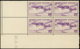 ** POSTE AERIENNE - 7   Blériot, 2f.25 Lilas, BLOC De 4 CD 22/8/34, TB - 1927-1959 Nuovi