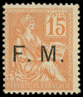 ** FRANCHISE MILITAIRE - 1    15c. Orange, TB - Timbres De Franchise Militaire