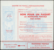 ** FRANCHISE MILITAIRE - 16   Franchise Postale Par Avion, Rouge Et Bleu, Bon Pour Un Paquet, TB - Timbres De Franchise Militaire