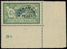 ** PREOBLITERES - 44  Merson, 45c. Vert Et Bleu, Centrage Parfait, Cdf, Superbe - 1893-1947