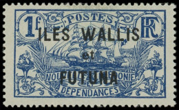 * WALLIS ET FUTUNA 36a : 1f. Bleu Sur Azuré, SANS Surcharge 1f50, TB - Unused Stamps