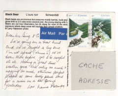Timbres , Stamps " Rivière Jacques Cartier , Rivière Main " Sur CP , Carte , Postcard  Du 05/11/91 - Covers & Documents