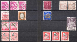 JAPON 1961 - 17 Timbres - Oblitérés