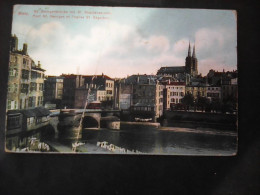 PK  Metz , 1900, St. Georgsbrücke, St. Georgskirche, - Lothringen