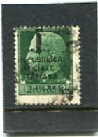 ITALY/ITALIA - 1944  25c  SHIFTED  OVERPRINT  DEFINITIVE  FINE USED - Oblitérés