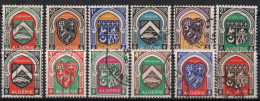 ALGERIE Timbres-poste N°254 à 265 Oblitérés TB Cote 5€00 - Gebruikt