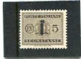 ITALY/ITALIA - 1944  5c  POSTAGE DUE  OVERPRINTED  MINT NH - Postage Due