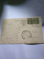 Postal History.satigny.les Ganges.to Perú Rare Destine.1907.lima Recep.pmkbetter Cond As Per Photo.e7 Reg Post Conmems 1 - Satigny