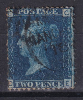GREAT BRITAIN 1855 - Canceled - Sc# 17 - Perf. 14 - Wmk Large Crown - Usati