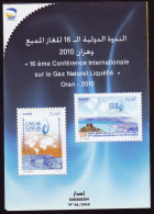 ALGERIE ALGERIA - 2010 - Leaflet - 16th International Liquefied Gas (LNG) Conference - Oran - Gaz (GNL) - Energy Energie - Gas