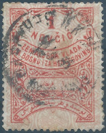 AUSTRIA-L'AUTRICHE-ÖSTERREICH,Bosnia And Herzegovina,1885 Revenue Stamp Tax Fiscal,1N,Obliterated - Steuermarken