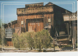Tucson Arizona  USA  Old Turson     Freight Depot    Vintage  Large Postcard 11 Cm X 15 Cm - Tucson