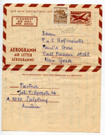 Austria 1966 Uprated 3.40s Aerogramme; Salzburg To East Nassau, New York - Covers