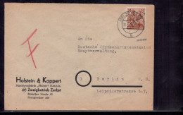 Brief All. Besetzung Zerbst Nach Berlin 1948 + Geprüft - Covers & Documents