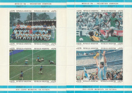 ARGENTINE - 2 BLOCS N°33/4 ** (1986) Football "Mexico'86" - Blocs-feuillets