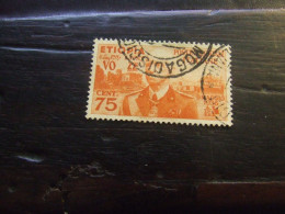 ETIOPIA 1936 IMPERATORE 75 C USATO - Ethiopia