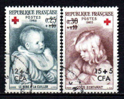 Réunion  - 1965 - Croix Rouge - N° 366/367  - Oblit - Used - Oblitérés