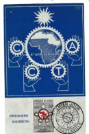 CONGO N° 136 SUR CARTE PREMIER JOUR - FDC