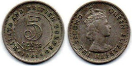 MA 25184  /  Malaya 5 Cents 1961 KN TTB - Malaysie