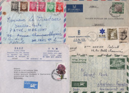 Israel - Lot De 5 Lettres - Storia Postale