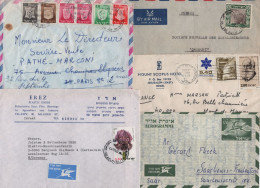 Israel - Lot De 5 Lettres - Lettres & Documents