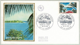 Frankreich / France 1970, FDC Guadeloupe Ilet Du Gosgier Le Cosier - Iles