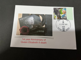 (24-9-2023) (2 U 2 A) Queen Elizabeth II In Memoriam (special Cover) With Horse (released Date Is 19 September 2023) - Lettres & Documents