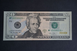 (M) USA 2013 - 20 Dollars Star-Note (# MF03330229) -UNC - National Currency