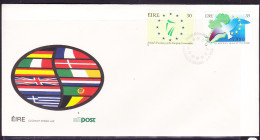 Ireland 1990 European Tourism First Day Cover - Unaddressed - Brieven En Documenten