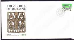 Ireland 1991 32p Treasures First Day Cover - Unaddressed - Brieven En Documenten